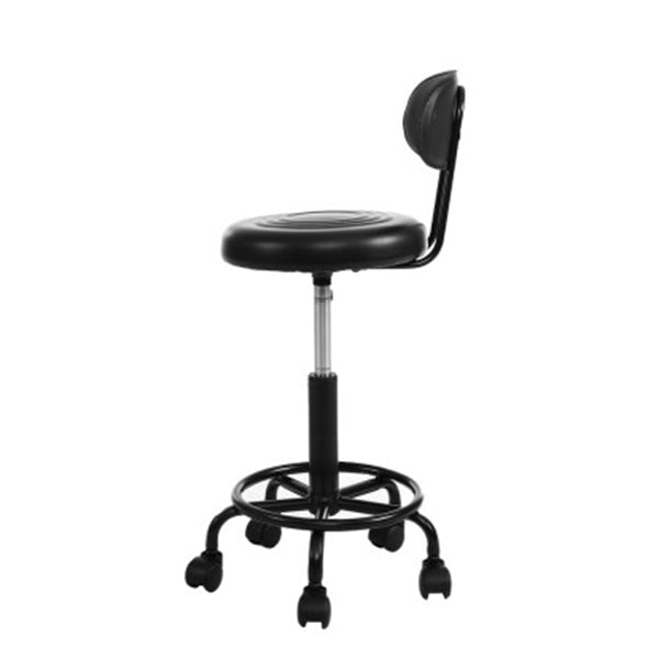 Salon Stool Swivel With Back Barber Beauty Hydraulic Lift