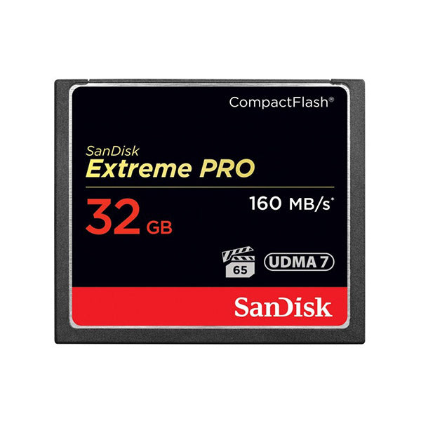 Sandisk Extreme Pro Cfxp Compactflash 160Mbps Memory Card