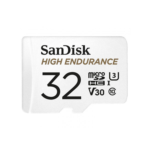 Sandisk 32Gb High Endurance Microsdhc Card With Sd Adaptor