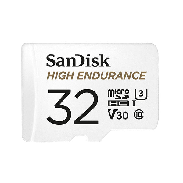 Sandisk High Endurance Microsdhc Card With Sd Adaptor