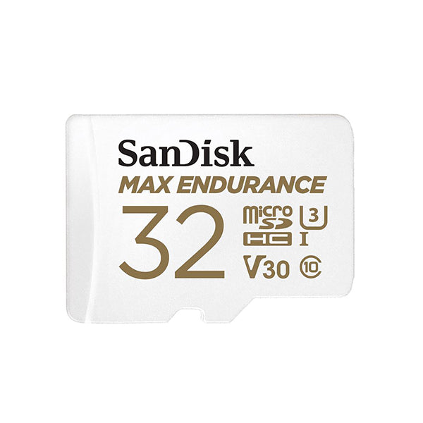 Sandisk High Endurance Microsdhc Card Sqqvr With Sd Adaptor