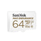 Sandisk High Endurance Microsdhc Card Sqqvr With Sd Adaptor