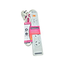 Sansai 4 Way Basic Powerboard With Master Switch