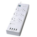 6 Way Power Board With Usb Sansai