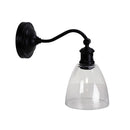 Satin Black Bell Shape Wall Light