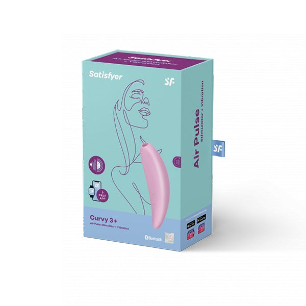 Satisfyer Smooth Silicone Curvy Pink