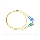 Sc To Sc Apc Os1 Os2 Singlemode Fibre Optic Duplex Cable Yellow
