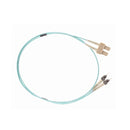 Sc To St Om4 Multimode Fibre Optic Cable Aqua