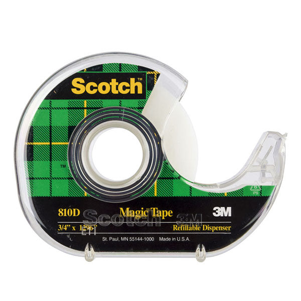 Scotch Magic Tape 810 Dispenser 19Mm X 33M Pk6