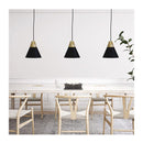 Sculptured Timber Top Pendant
