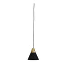 Sculptured Timber Top Pendant