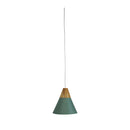 Sculptured Timber Top Pendant