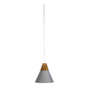 Sculptured Timber Top Pendant