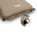 Self Inflating Mattress Joinable Single Size Coffee