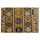 Serape Traditional Oriental Blue Rug