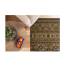 Serape Traditional Oriental Blue Rug