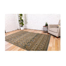 Serape Traditional Oriental Blue Rug