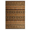 Serape Traditional Oriental Black Rug