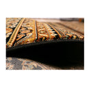 Serape Traditional Oriental Black Rug