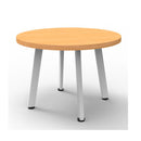 Serenity Coffee Table In White Satin Frame Beech