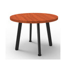 Serenity Coffee Table In White Satin Frame Cherry