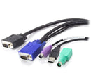 Serveredge 5M 3In1 Kvm Cable  Ps2 Usb And Vga For Kr08Vu And Kr16Vu