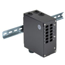 Serveredge Din Rail Mount Enclosure 12 Port Lc Duplex Sc Simplex