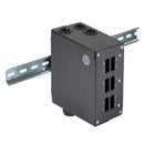 Serveredge Din Rail Mount Enclosure 6 Port Sc Duplex