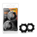 Set Of 2 Blush Novelties Stay Hard Nuts Cock Rings