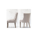 Set Of 2 Dining Chair Beige