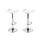 Set Of 2 Gas Lift Bar Stools Leather