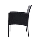 Set Of 2 Outdoor Bistro Furniture Dining Chair