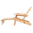 Set Of 2 Outdoor Sun Lounge Chairs Patio Furniture Chair Lounger