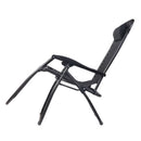 Set Of 2 Zero Gravity Chairs  Folding Camping Lounger