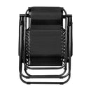 Set Of 2 Zero Gravity Chairs  Folding Camping Lounger