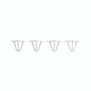 Set Of 4 Industrial 3 Rod Retro Hairpin Table Legs Steel Bench Desk