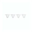 Set Of 4 Industrial 3 Rod Retro Hairpin Table Legs Steel Bench Desk