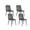 Set Of 4 Modern Dining Chairs