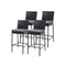 Set Of 4 Outdoor Bar Stools Dining Chairs