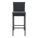 Set Of 4 Outdoor Bar Stools Dining Chairs