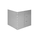 Set Of 5 Flexible Lawn Fence Galvanised Steel