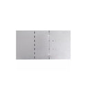 Set Of 5 Flexible Lawn Fence Galvanised Steel