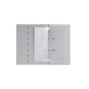 Set Of 5 Flexible Lawn Fence Galvanised Steel