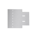 Set Of 5 Flexible Lawn Fence Galvanised Steel