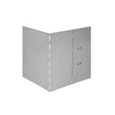 Set Of 5 Flexible Lawn Fence Galvanised Steel