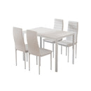 Dining Chairs And Table Dining Set 4 Chair Set Of 5 Wooden Top