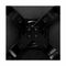 Set of 2 Black Wooden Bar Stool - Black