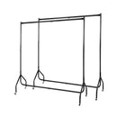 Set of 2 Clothes Racks Metal Garment