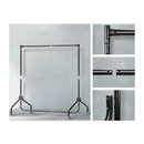 Set of 2 Clothes Racks Metal Garment