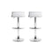 Set of 2 PU Leather Kitchen Bar Stool White